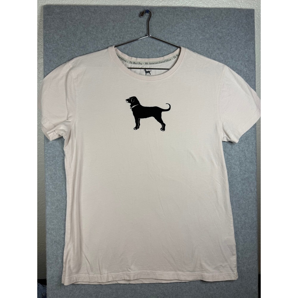 The Black Dog 50th Anniversary Limited Edition T-Shirt Cream Short Sleeve Small